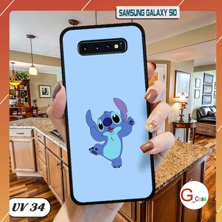 Ốp lưng nhám viền dẻo Samsung Galaxy S10 in hình