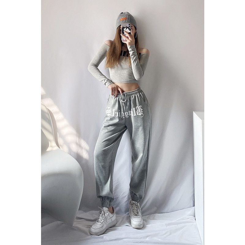 Quần jogger nữ mẫu mới 2022 chất nỉ da cá mẫu quần tập gym nữ dáng rộng che mọi khuyết điểm, phù hợp tập luyện, đi chơi,