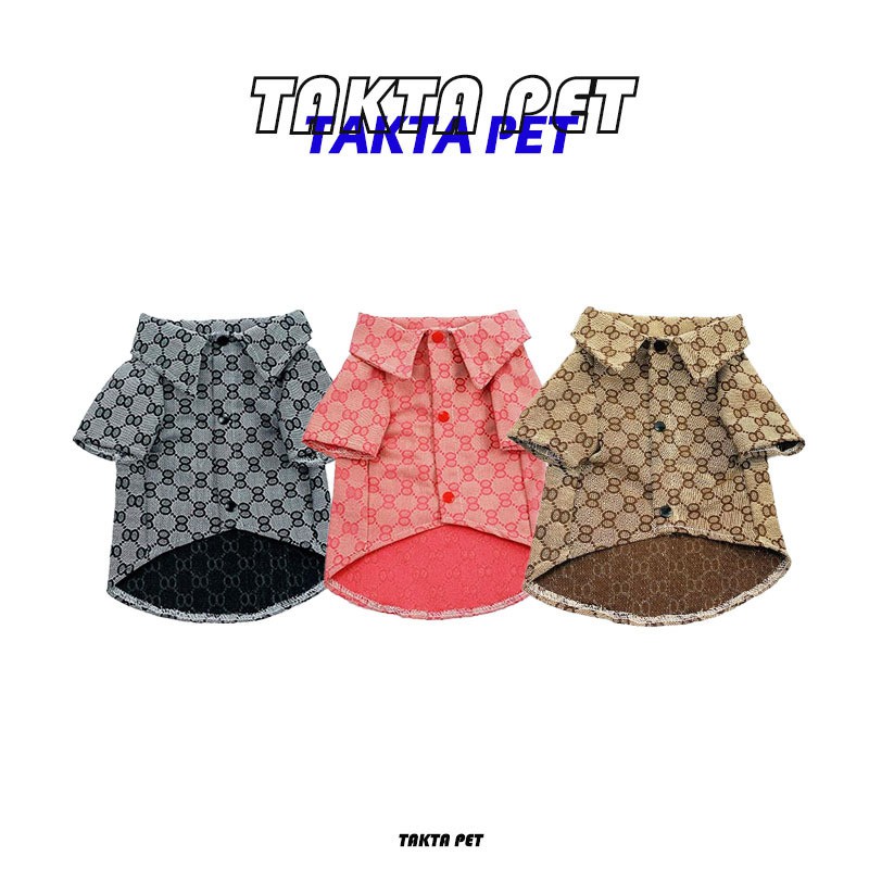 Áo sơ mi in họa tiết thời trang cho thú cưng