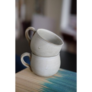 Ly cốc cà phê cappuccino gốm sành