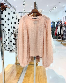 Áo zara hồng xù