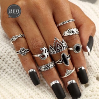 💍 set nhẫn boho 10 chiếc 💍