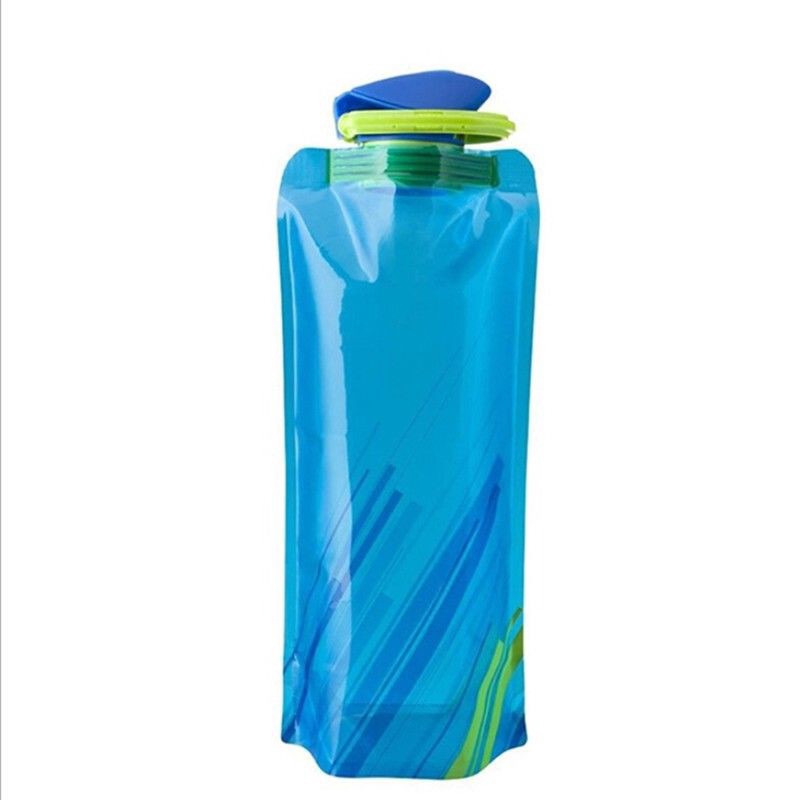 Bình nước thể thao 700ml gấp gọn lại được