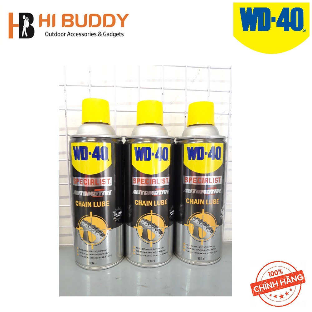 Chai xịt Dầu sên và xích WD-40 Chain Lube 360ml