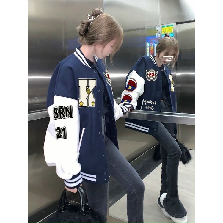 (FREE SHIP) ÁO KHOÁC BOMBER NAM NỮ HUY HIỆU K5 SÀNH ĐIỆU THỜI TRANG PHONG CÁCH TRẺ TRUNG NĂNG ĐỘNG TK 2022