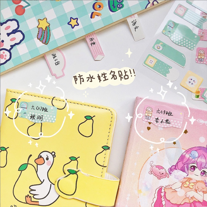 Bảng 21 mẫu sticker meka trang trí đồ dùng cá nhân dễ thương BAG U B21STICKER