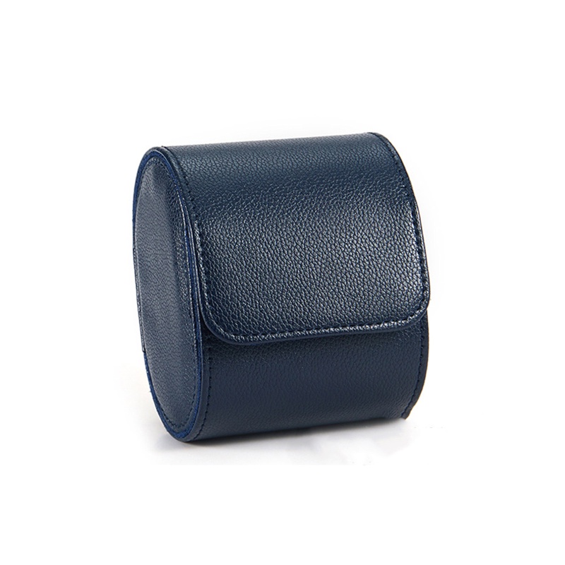 San * Hộp Đựng Đồng Hồ Bằng Da Cao Cấp Hình Oval Có Nút Đóng Sắp Xếp Gọn Gàng Cho Giáng Sinh Kỷ Niệ