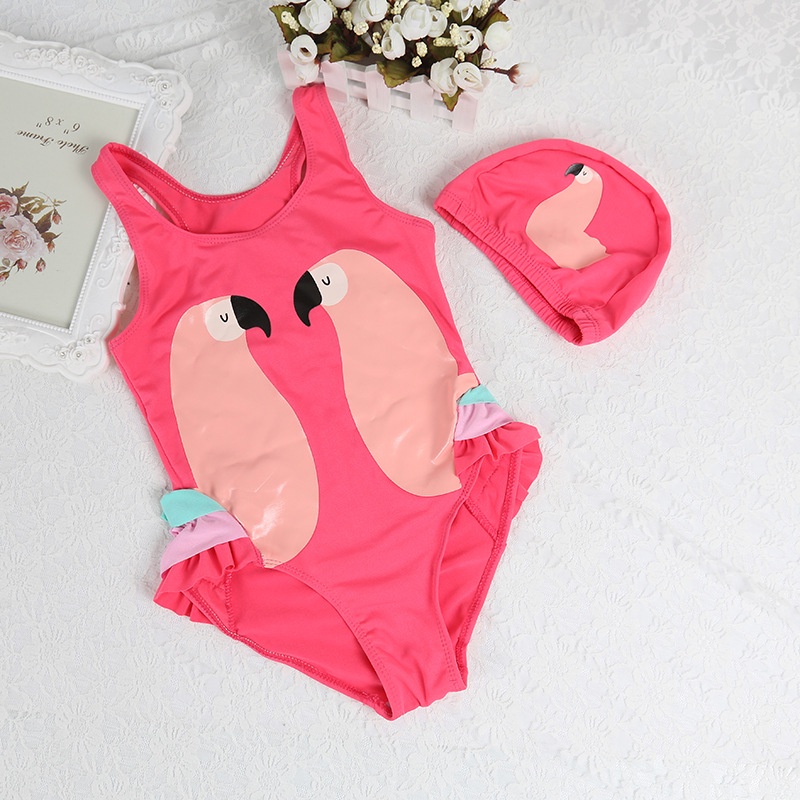 Bikini for babies, good quality one-piece swimsuits for girls,  for 1-8years
