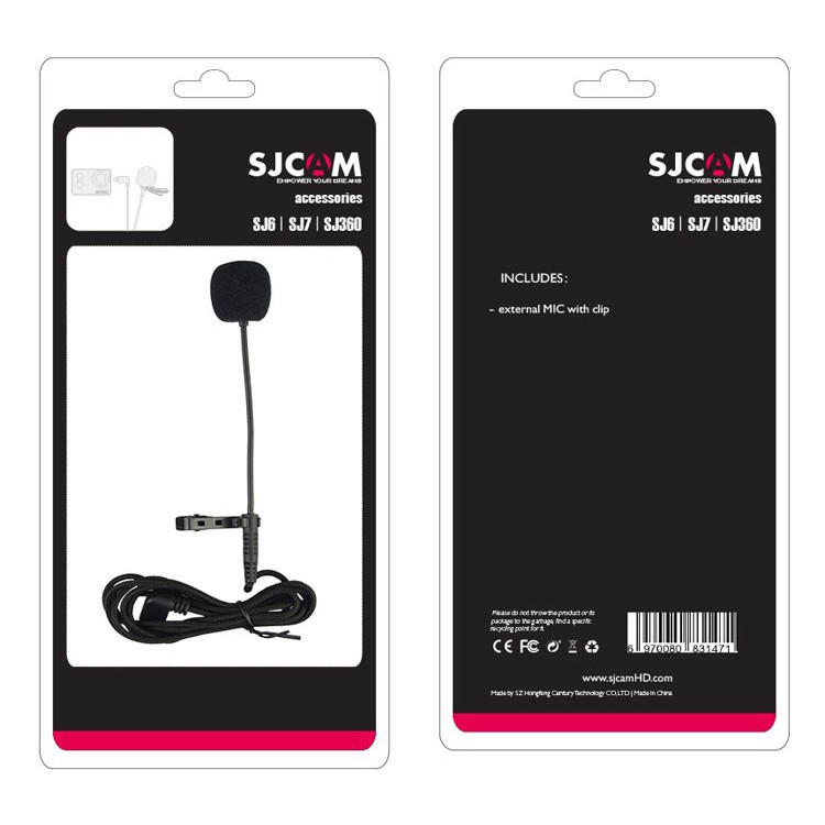 [Freeship toàn quốc từ 50k] Microphone SJCAM cho camera hành trình SJCAM SJ6 Lengend, SJ7 Star, SJ360