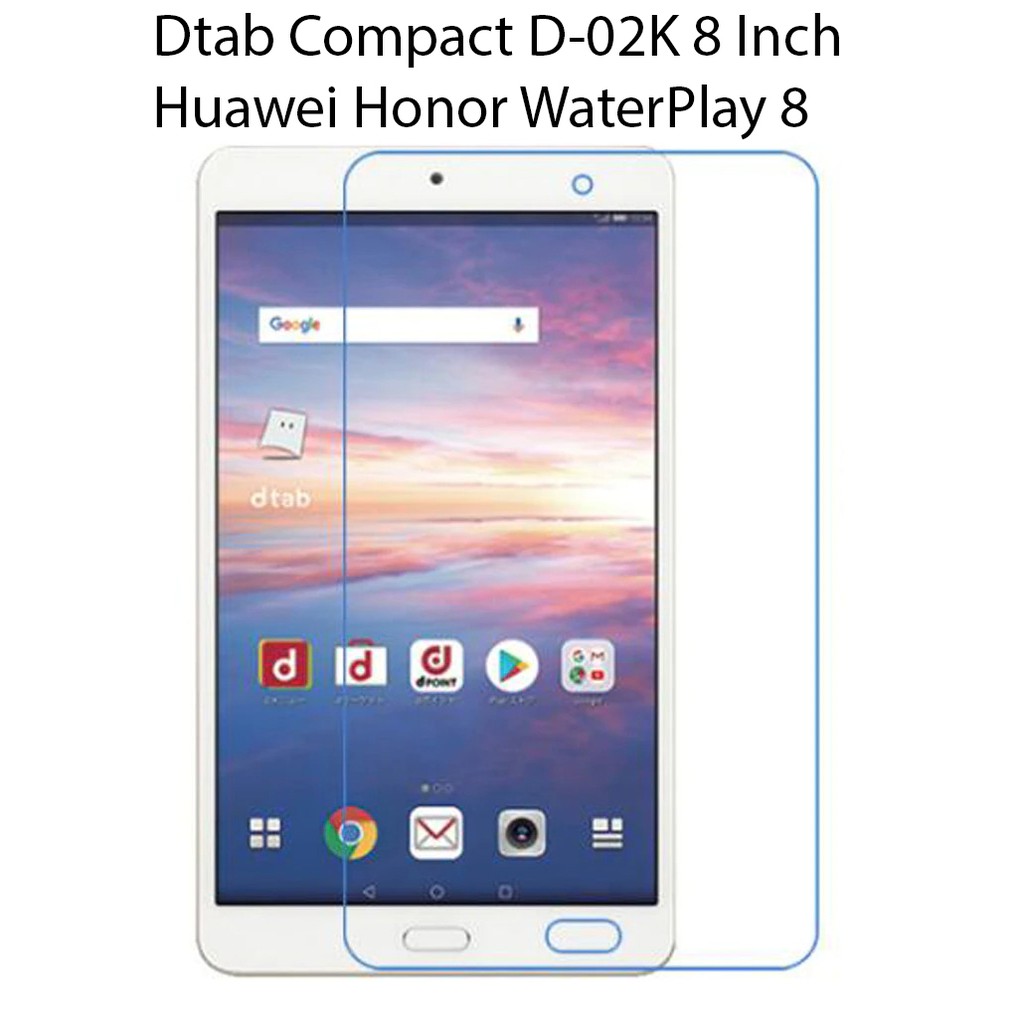 Miếng Dán Màn Hình Hydrogel Dtab Compact D-02K 8 Inch / Huawei Honor WaterPlay 8 HDL-W09 Dẻo TPU Trong Suốt Chống Trầy S