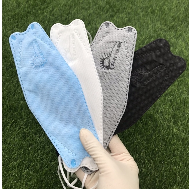 Khẩu Trang Y Tế Kháng Khuẩn 4 Lớp KF94 SUN MASK Cao Cấp Công Nghệ Hàn Quốc Ngăn Ngừa Vi Khuẩn Bụi Mịn Bảo Vệ Hô Hấp
