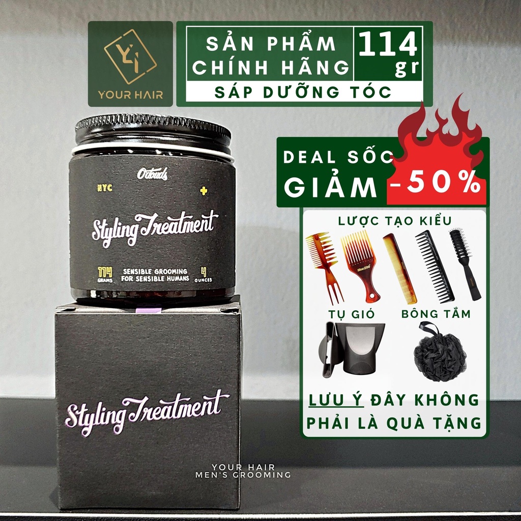 Sáp vuốt tóc O'douds Styling Treatment 114g