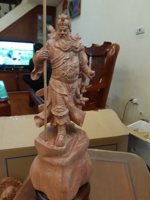 Tượng quan công Quan vân trường cao 40cm