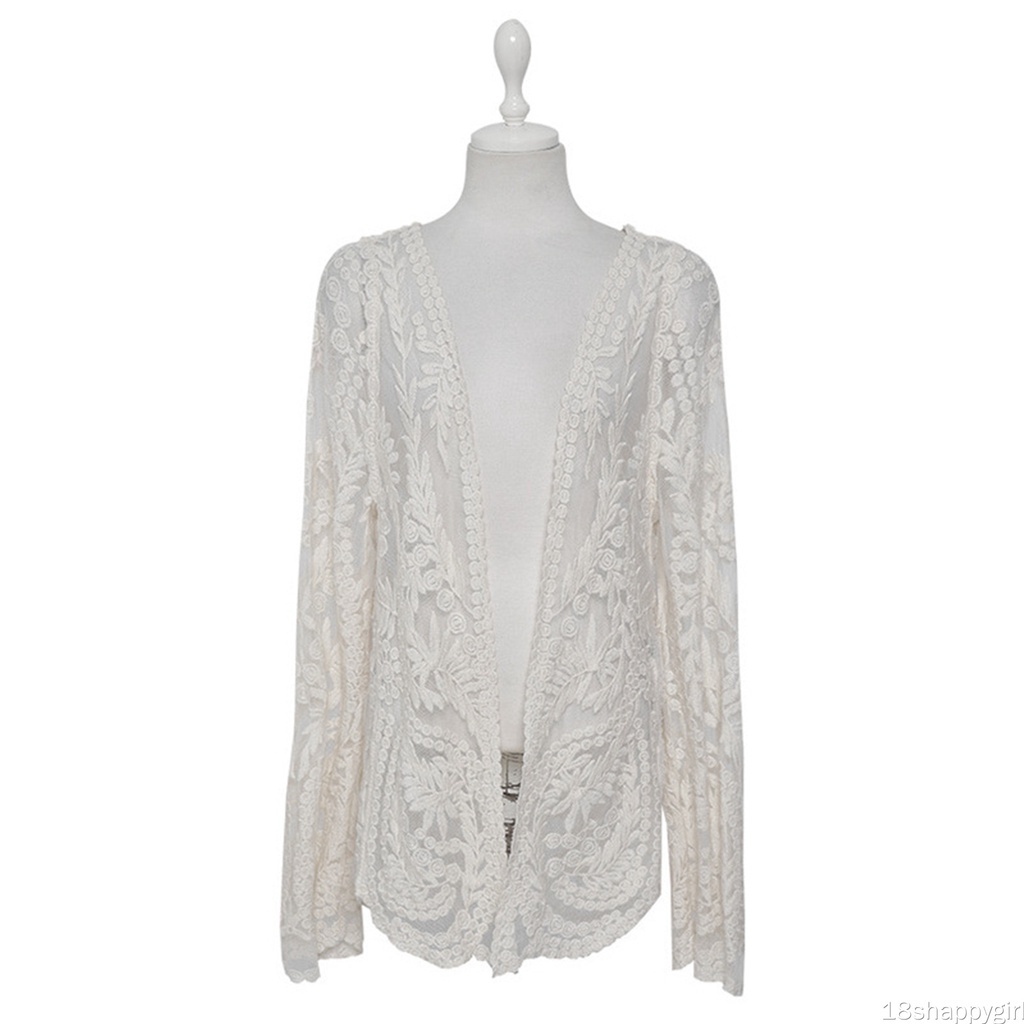 Áo khoác cardigan dài tay thêu họa tiết xinh xắn dành cho nữ
 | BigBuy360 - bigbuy360.vn