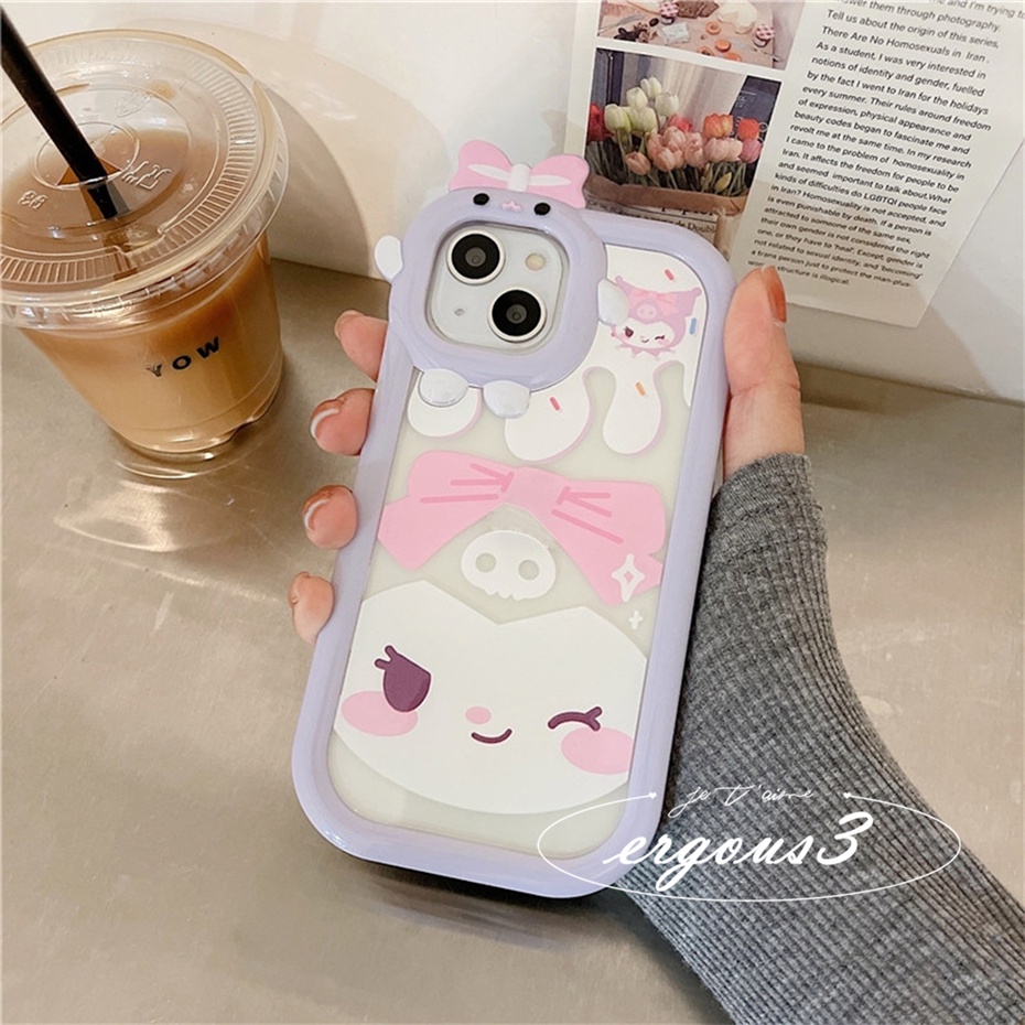 Ốp Điện Thoại Mềm In Hình Kuromi Dễ Thương Cho iPhone 14 13 12 11 Pro Max SE2020 X XR Xs Max 7 8 6 6s Plus