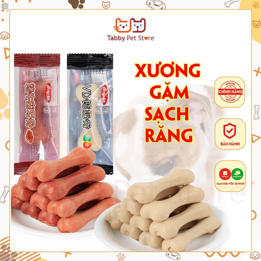 Xương gặm sạch răng cho chó thú cưng Budge chính hãng Tabby Pet Srore