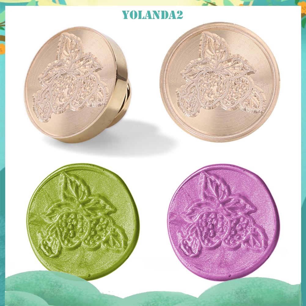 Đầu Con Dấu Sáp Hình Trái Cây Phong Cách Retro Độc Đáo