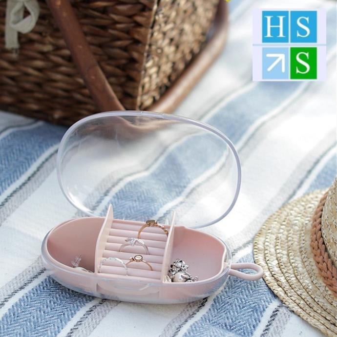 Hộp đựng trang sức mini hộp đựng dây chuyền nhẫn bông tai nhỏ gọn xinh xắn phù hợp mang theo du lịch - HS Shop Thủ Đức