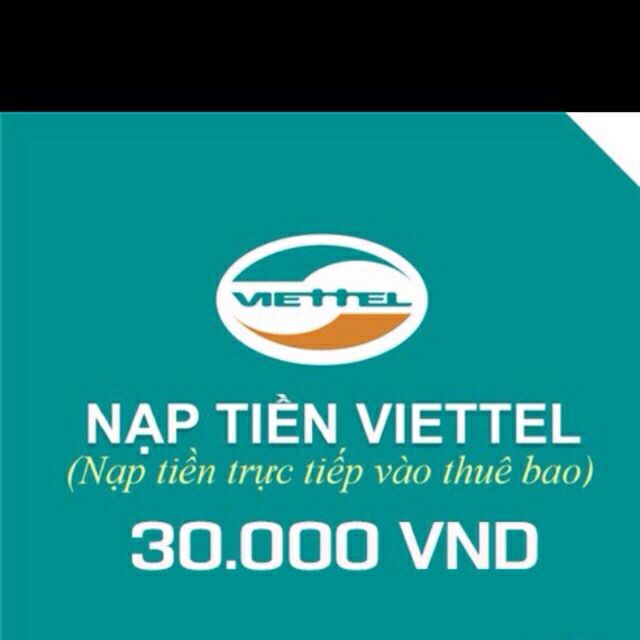 Thẻ viettel 30k
