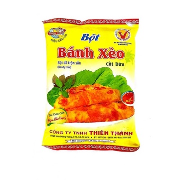 Bột Bánh Xèo Cốt Dừa Pha Sẵn Thiên Thành 500g