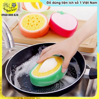 Miếng Mút Rửa Bát Hình Hoa Quả / Giẻ Rửa Bát-T3B2