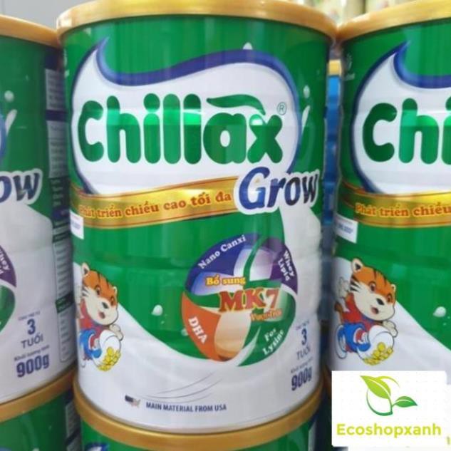 Combo 3 lon Sữa Chillax Grow MK7 900g Date 2022