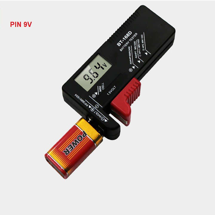 1 CÁI. ĐO PIN KIỂM TRA DUNG LƯỢNG PIN CÒN HAY HẾT, DÙNG CHO PIN TIỂU 2A, 3A, PIN VUÔNG. TH152.084