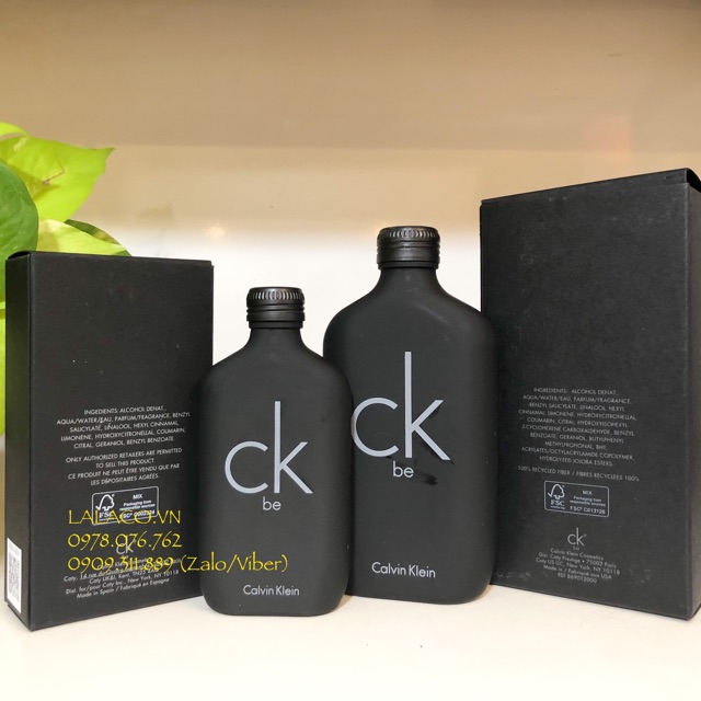 Nước hoa Unisex Calvin Klein CK Be - Dành cho Nam & Nữ