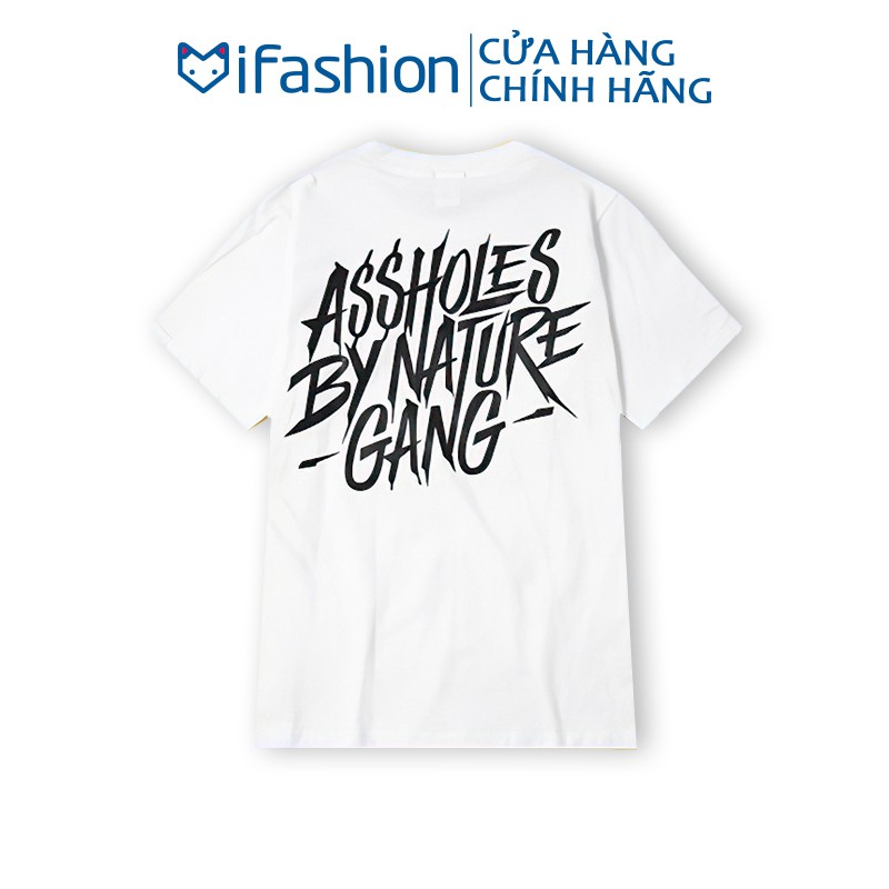 [Mã FAMALLT5 giảm 15% đơn 150k] Áo thun tay lỡ iFashion 100% cotton dáng unisex form rộng in chữ phong cách hiphop H017