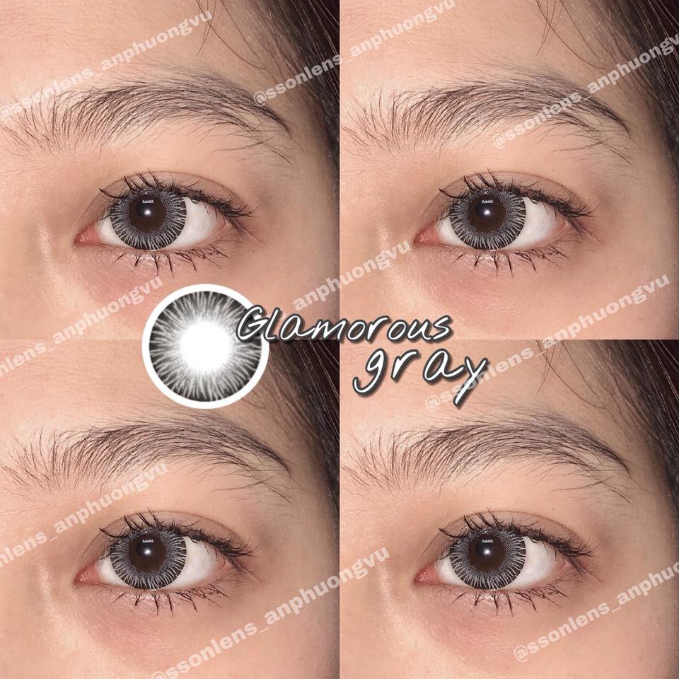 CÓ CẬN) Mẫu Glamorous 14.2mm có ảnh mẫu đeo - Vassen Contact Lens Kính áp tròng