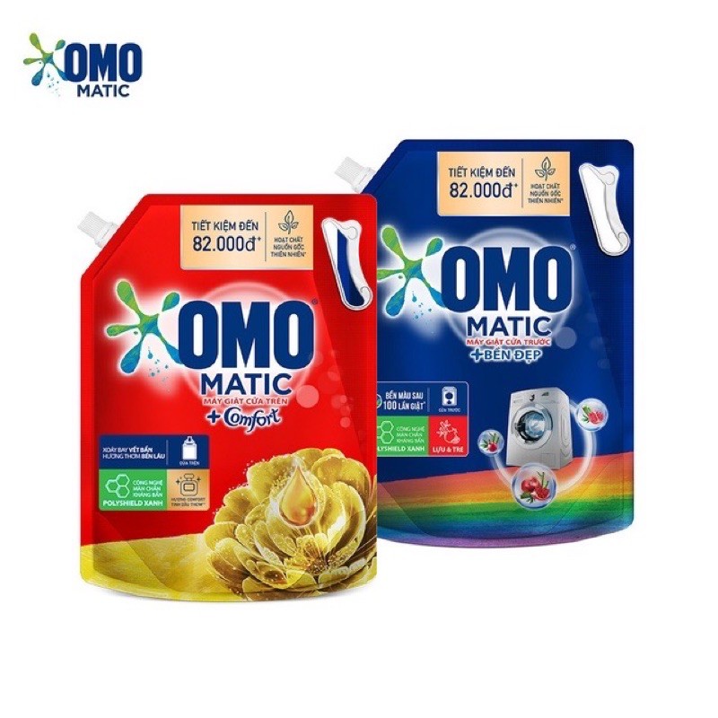 Túi nước giặt OMO Matic 3,6kg/3,8kg