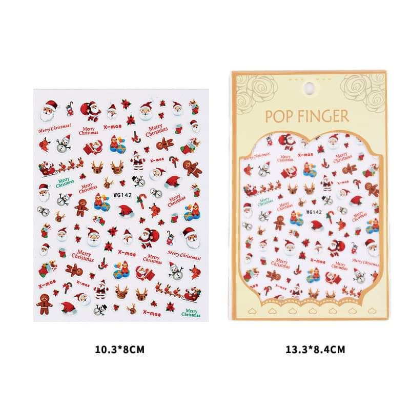 Hình dán 3d noel, hình dán giáng sinh