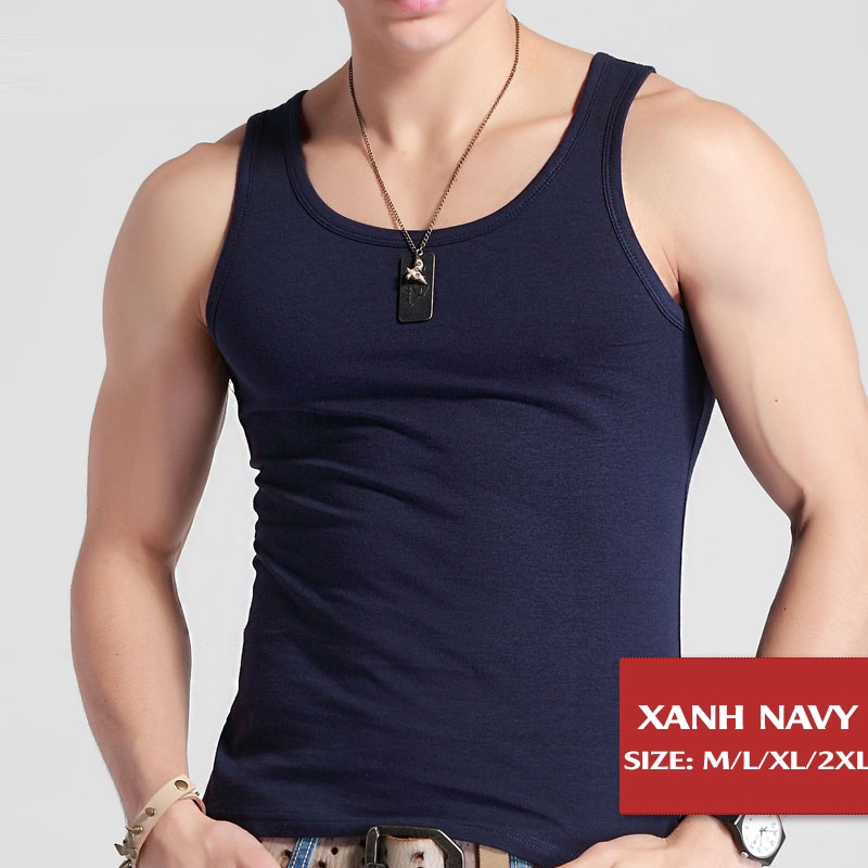 Áo Ba Lỗ Nam - Tank Top Cotton Cực Mát - Dùng để Tập thể dục , thể thao, tập GYM