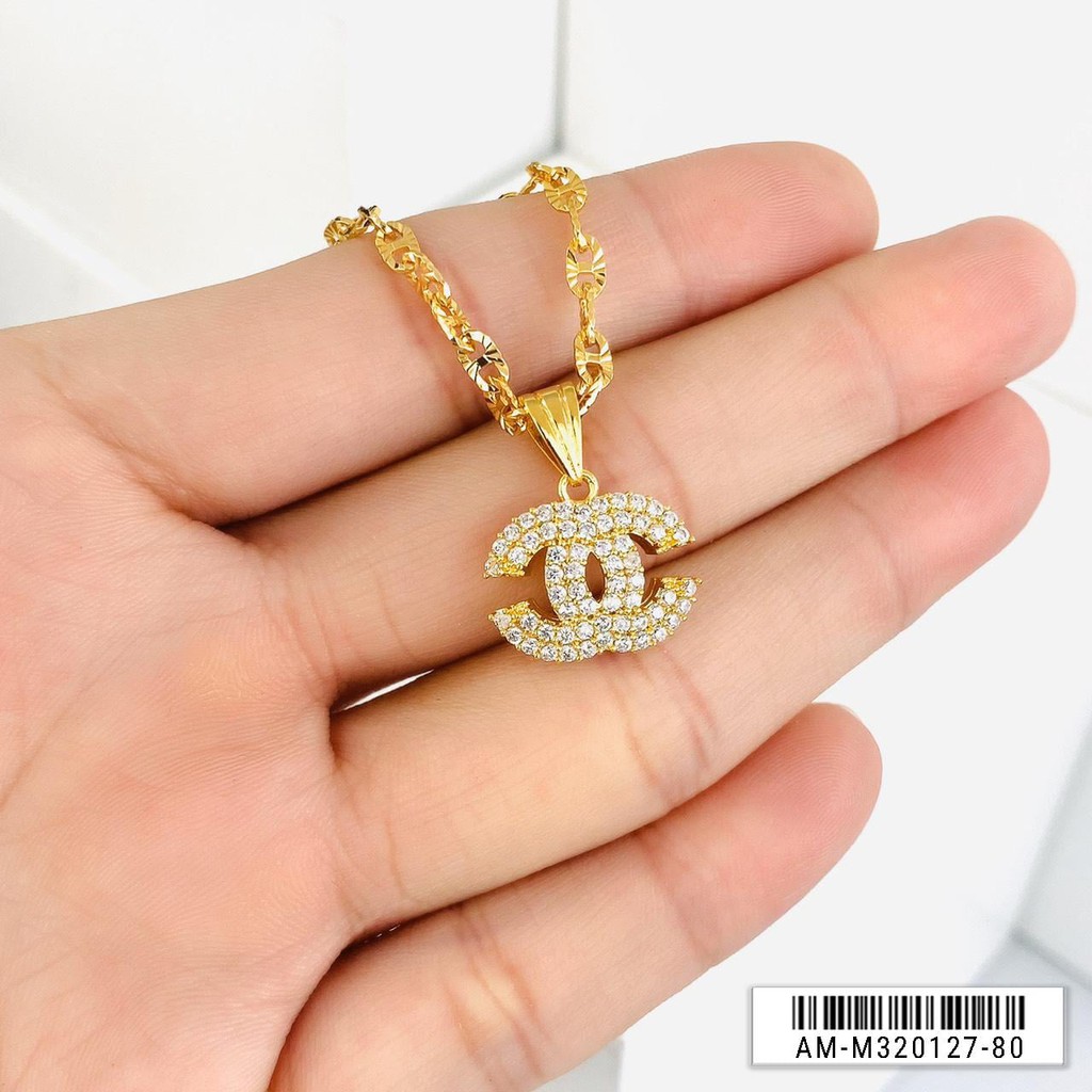 Dây chuyền Nữ V190 Đính đá Namoo Jewelry