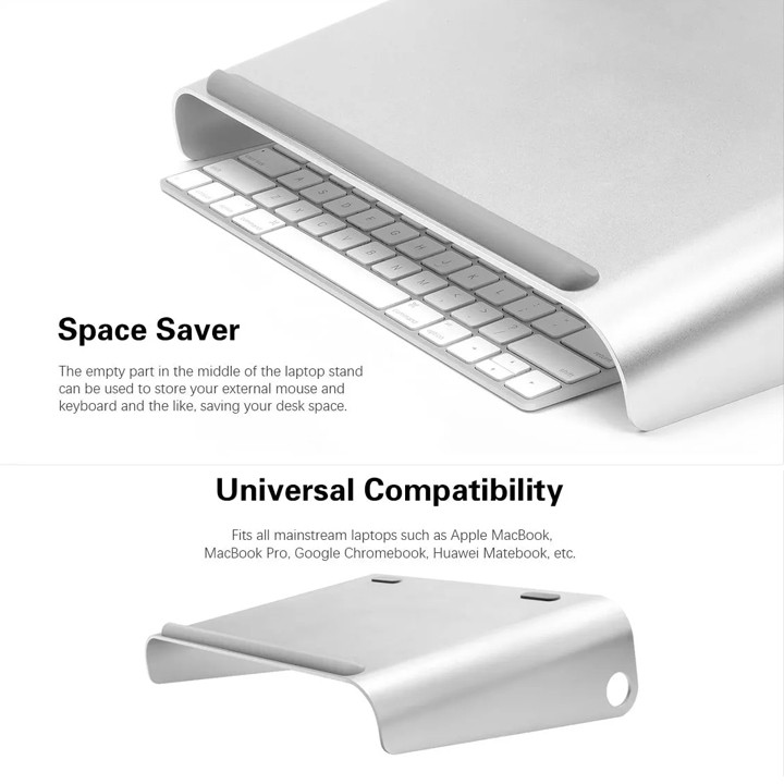 Đế tản nhiệt hợp kim nhôm dành cho laptop, MacBook - DTN13