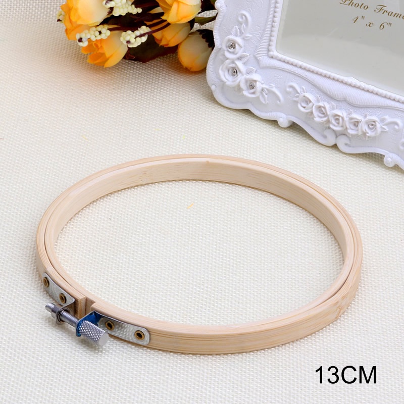 Khung Thêu Bằng Tre Hình Tròn 13-27cm