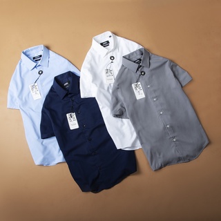 Áo Sơ Mi Just Men ngắn tay chất liệu cao cấp, ít nhăn