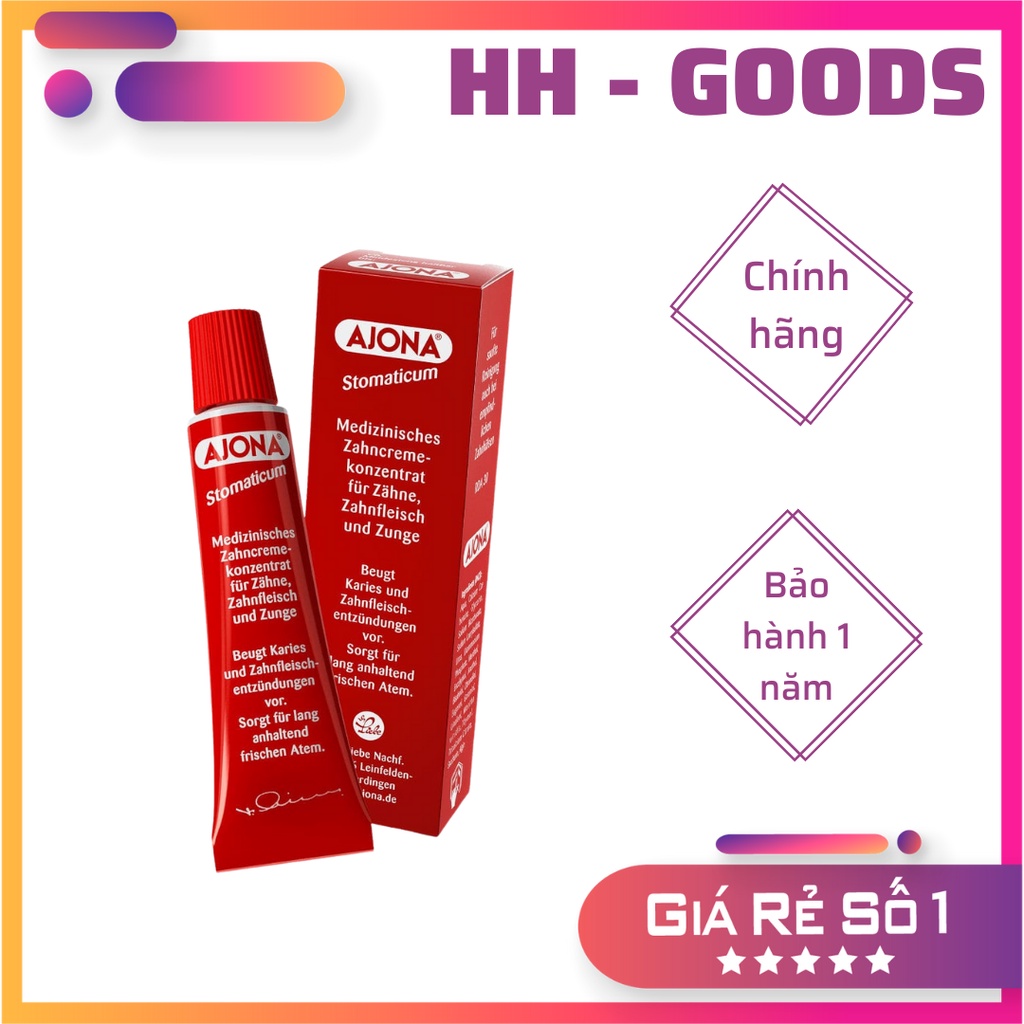 Kem đánh răng Ajona, thuốc đánh răng trắng răng, ngừa sâu răng cao cấp, loại bỏ cao răng, chống viêm lợi