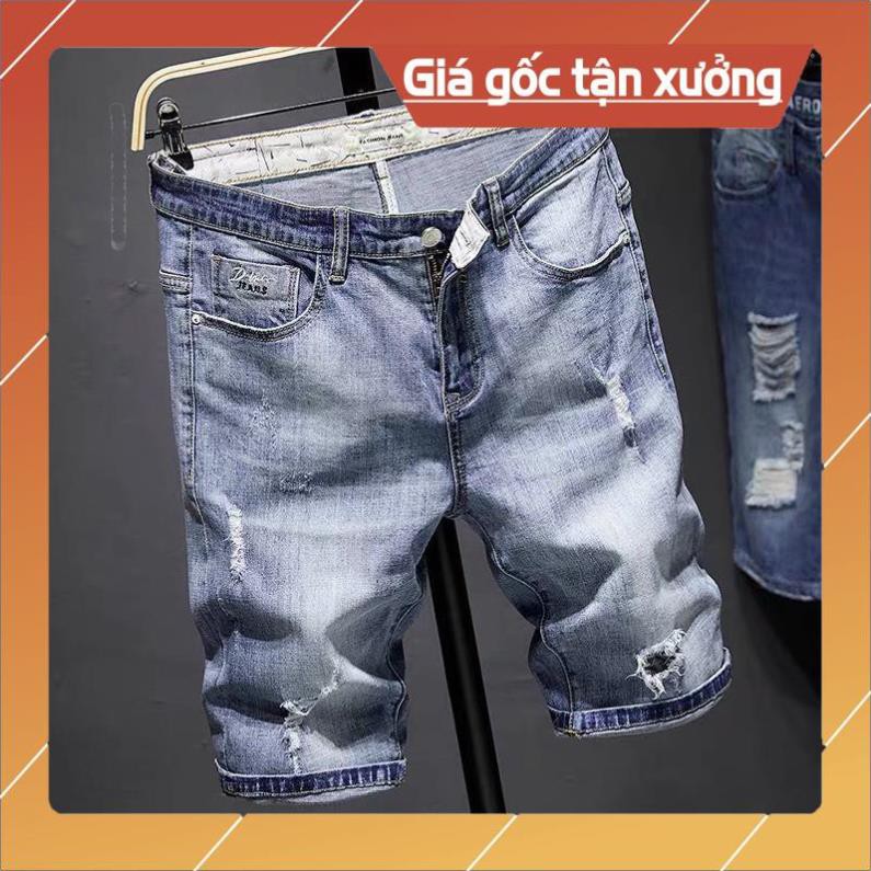 Quần short jean, Quần short nam rách cao cấp hàn quốc đẹp giá rẻ TCS 1126