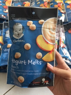 Sữa chua khô Gerber của Mỹ ( mẫu mới Date T5/2020)