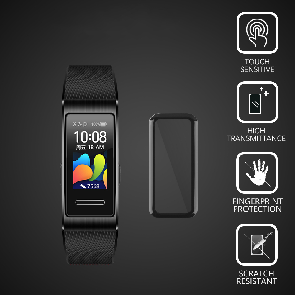 Miếng Dán Màn Hình Cong 3d Cho Huawei Band 4 4 Pro