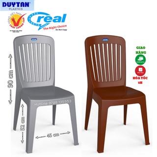 Ghế nhựa duy tân Dựa Lớn 7 sọc