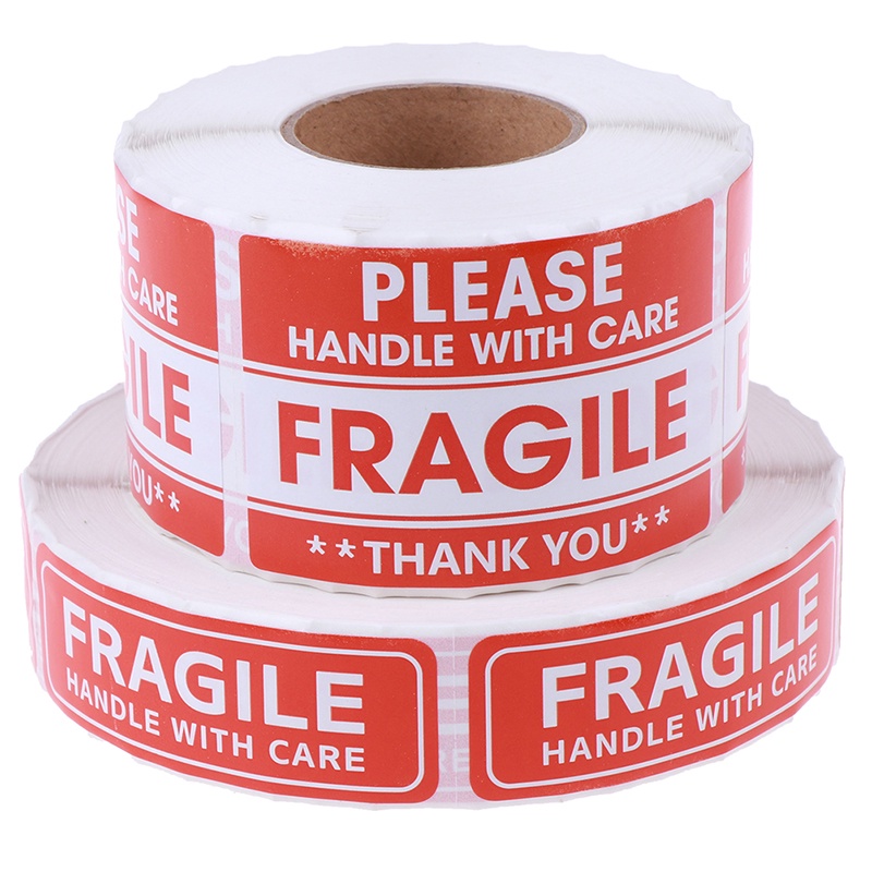 Bộ 1000 Miếng Dán Chữ Fragile Dùng Trang Trí
