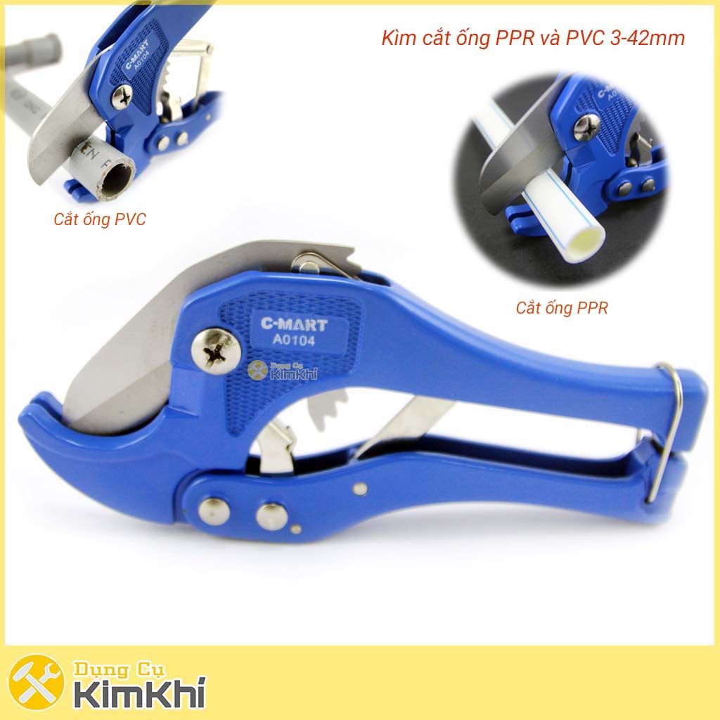 Kìm cắt ống nhựa PVC, PPR 3-42mm thép không gỉ  C-Mart Tools Đài Loan