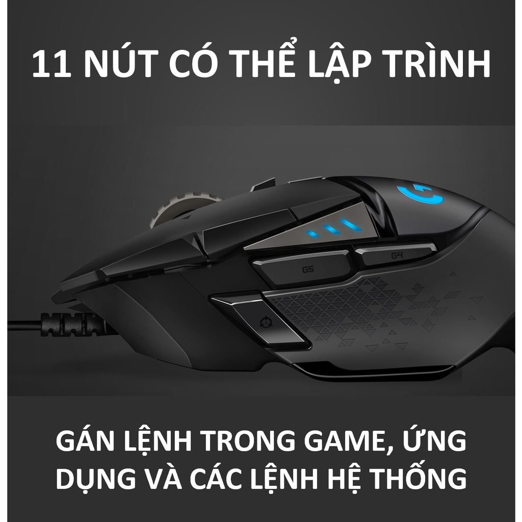 Combo bàn phím và chuột gaming Logitech G512 GX &amp; G502 Hero