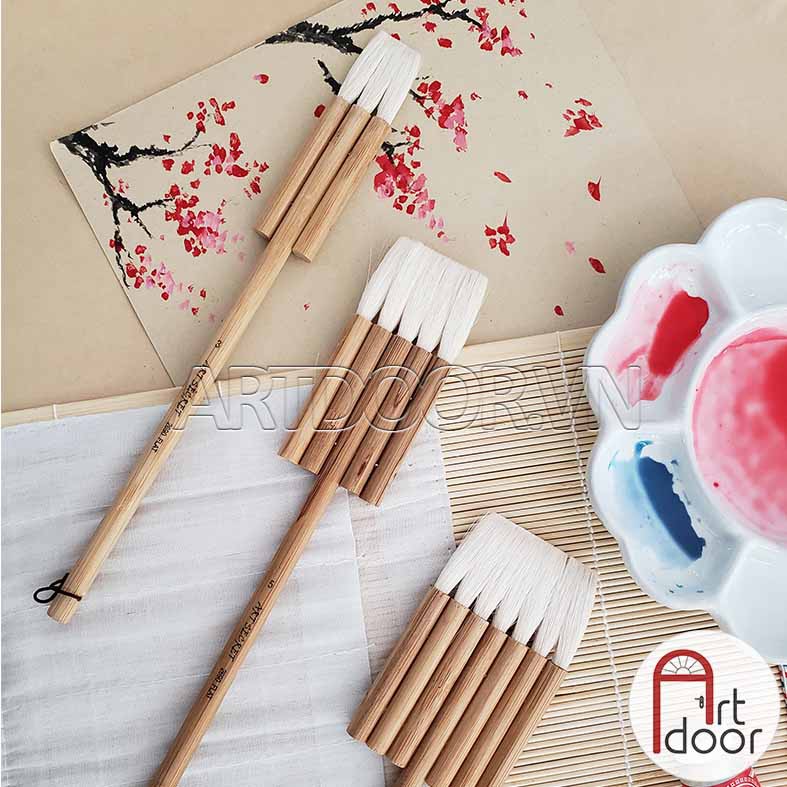 [ARTDOOR] Cọ vẽ ART SECRET đầu Mảng lông Dê size 7 (2690F)