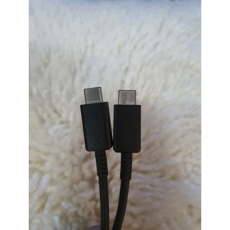 Dây Cáp Sạc 5A 2 Đầu Type C Cho Củ Sạc Samsung 35W 45W 65W Chuẩn PD 3.0 - Sạc Và Truyền Tải Giữ Liệu Siêu Nhanh