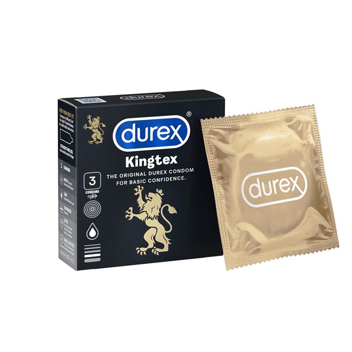 Bao Cao Su Kingtex Durex Hộp 3S (New)