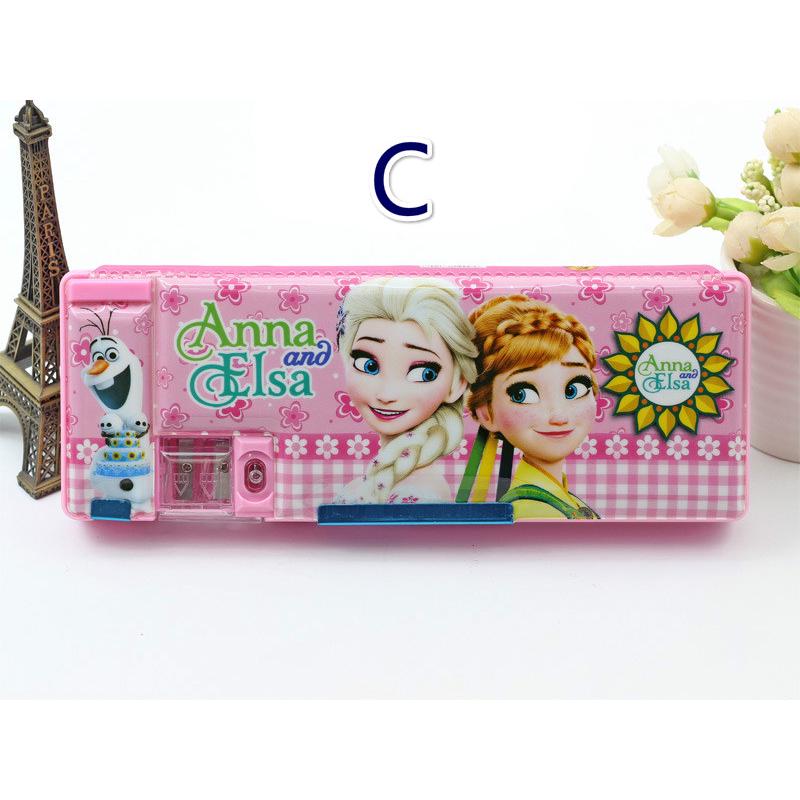 Hộp Đựng Bút Hai Ngăn Hình Hello Kitty Đáng Yêu Cho Bé