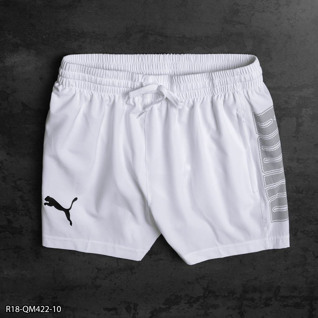 Quần run nam R18 logo mặt trước và bên hông - xi dãn 2 lớp form trên gối - thể thao nam VNXK